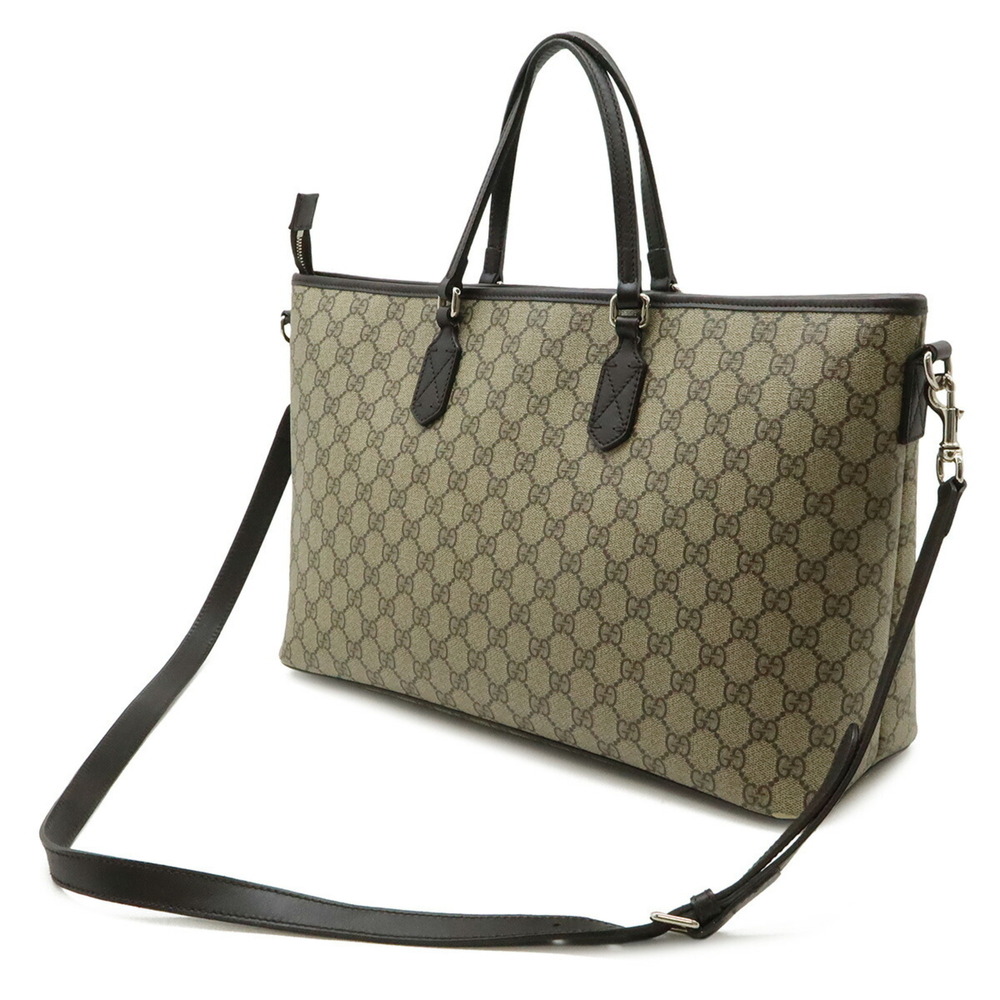 GUCCI Authentic Brown Leather Shoulder Bag - Picture 3 of 10